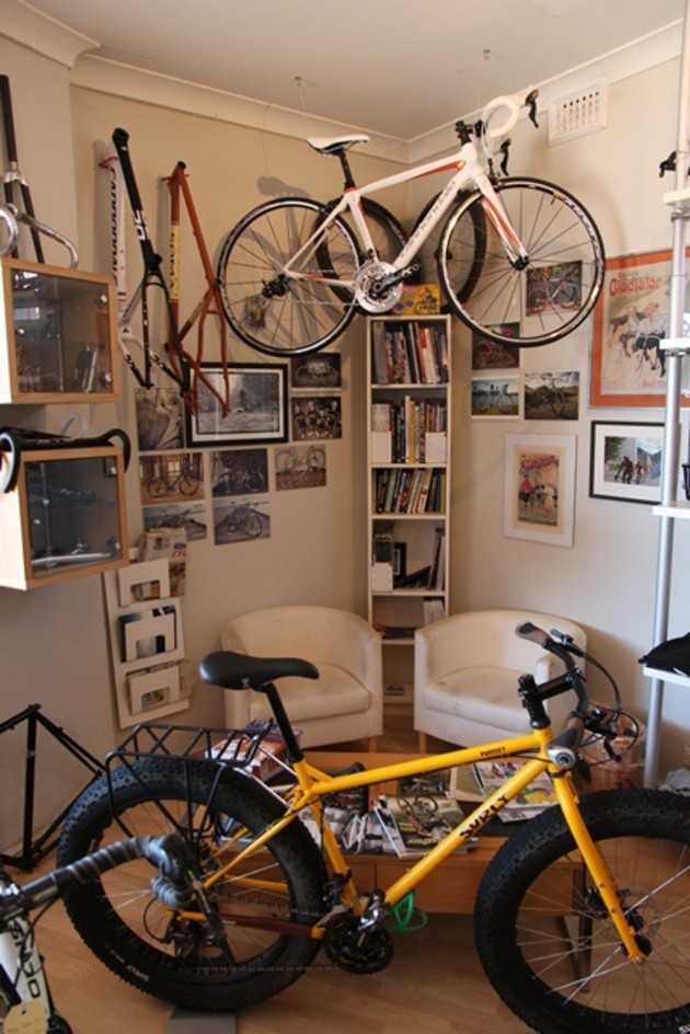 This homely corner of Cycles Bespoke gives you a taste of how diverse a range of bicycles are on offer despite the shop being relatively small.